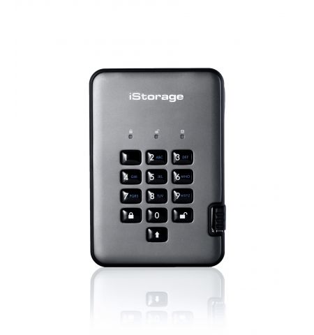 iStorage diskAshur Pro2 SSD 2TB Graphite