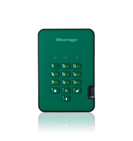 iStorage diskAshur2 256-bit 5TB - Green