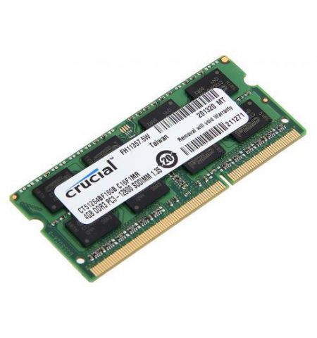 Crucial 4GB DDR3 1600MT/s SODIMM